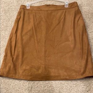 ESPRIT suede skirt